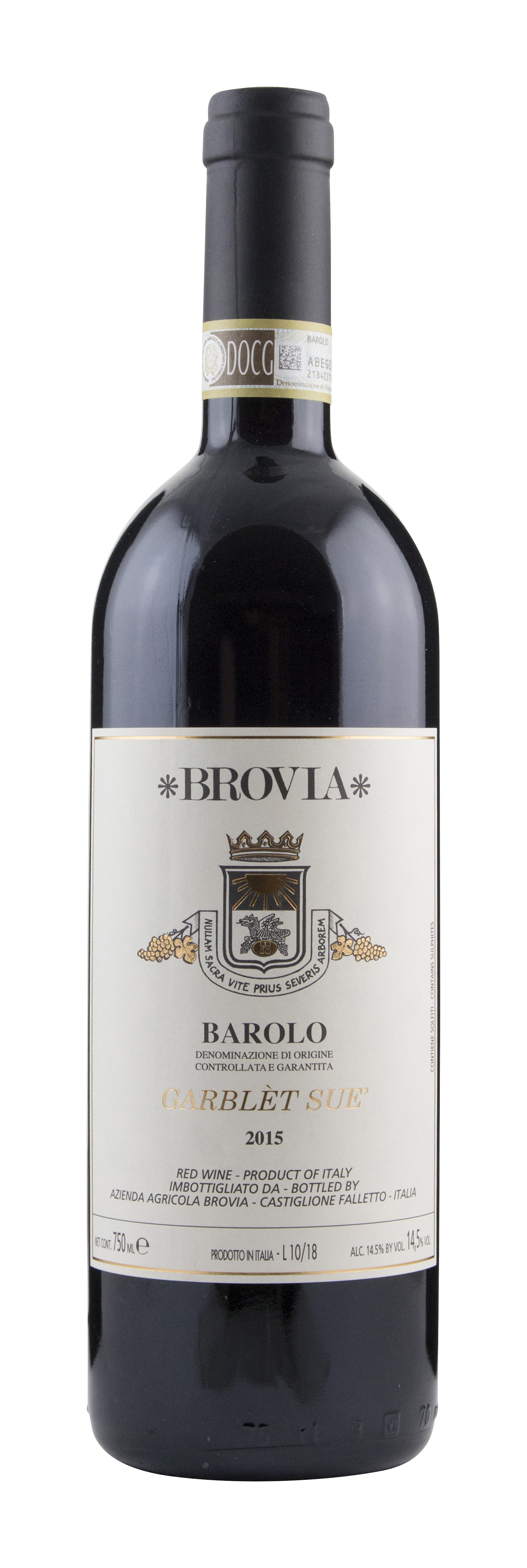 Brovia Barolo Garblèt Sue 2018
